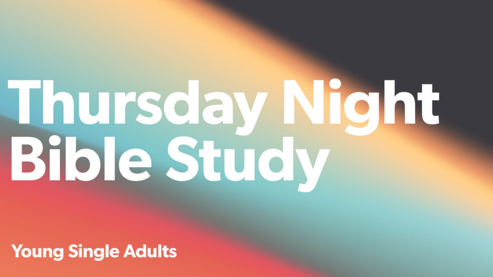 Cy Yad Thursday Night Bible Study Ei