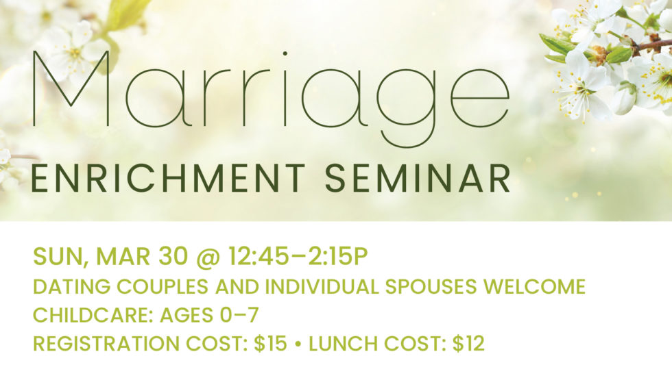 Sn Marriage Enrichment Seminar 2025 Ei